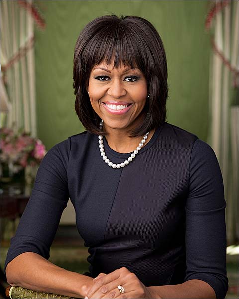First Lady Michelle Obama Official White House Portrait Photo Print for Sale