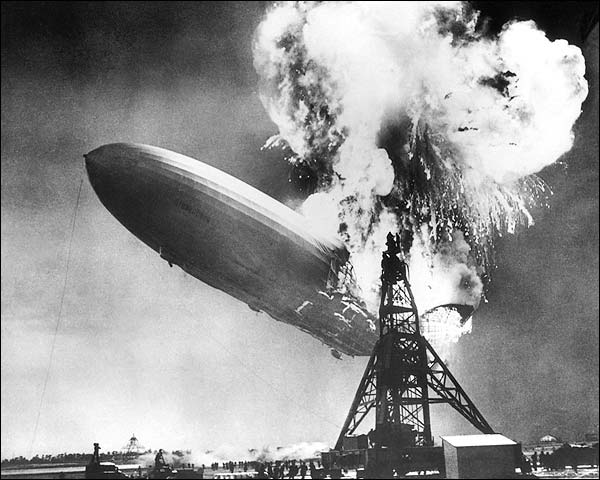 Airship Hindenburg Disaster Photo Print for Sale