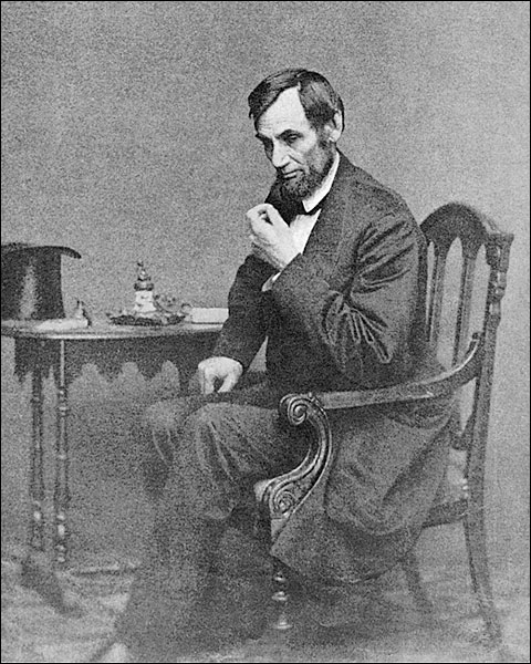Abraham Lincoln 1861 Portrait Photo Print For Sale